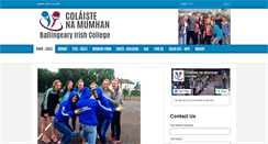 Desktop Screenshot of colaistenamumhan.ie